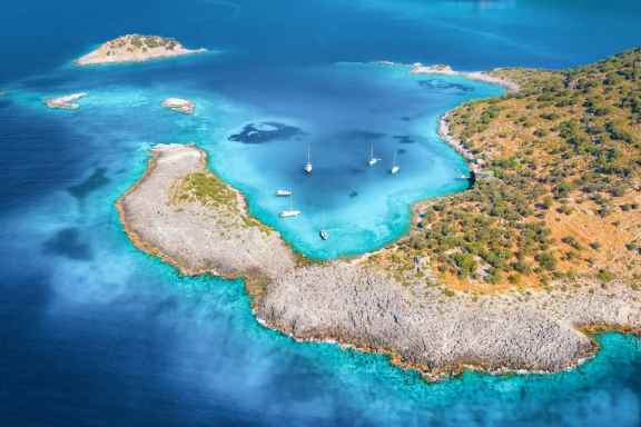 Aquarium Bay (Ada Boğazı), Bodrum, Turkey
