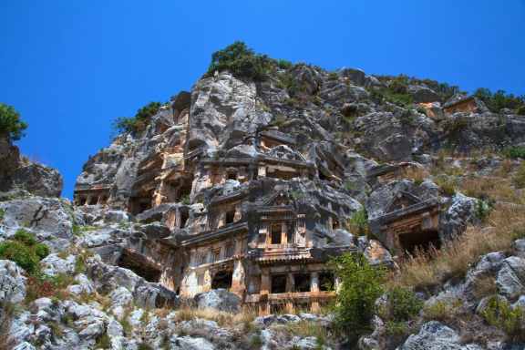 Myra Ancient City and the Lycian Rock Tombs, Antalya, Turkey